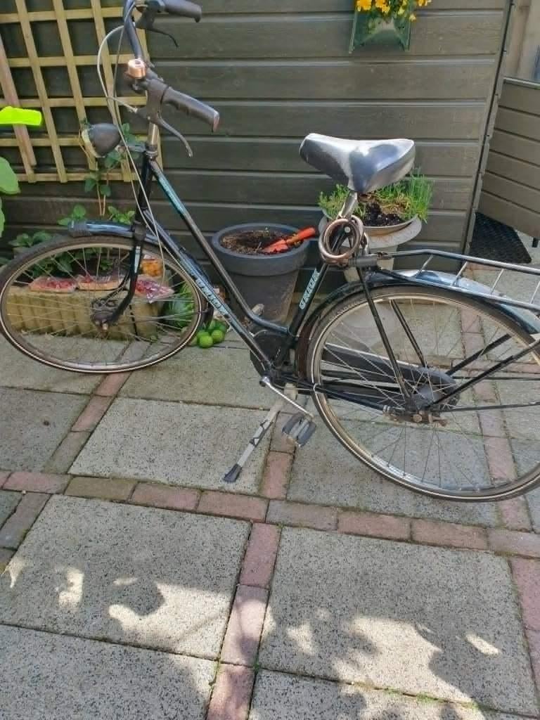 Dames fiets, Fietsen en Brommers, Fietsen | Dames | Damesfietsen, Gebruikt, Overige merken, 53 tot 56 cm, Ophalen