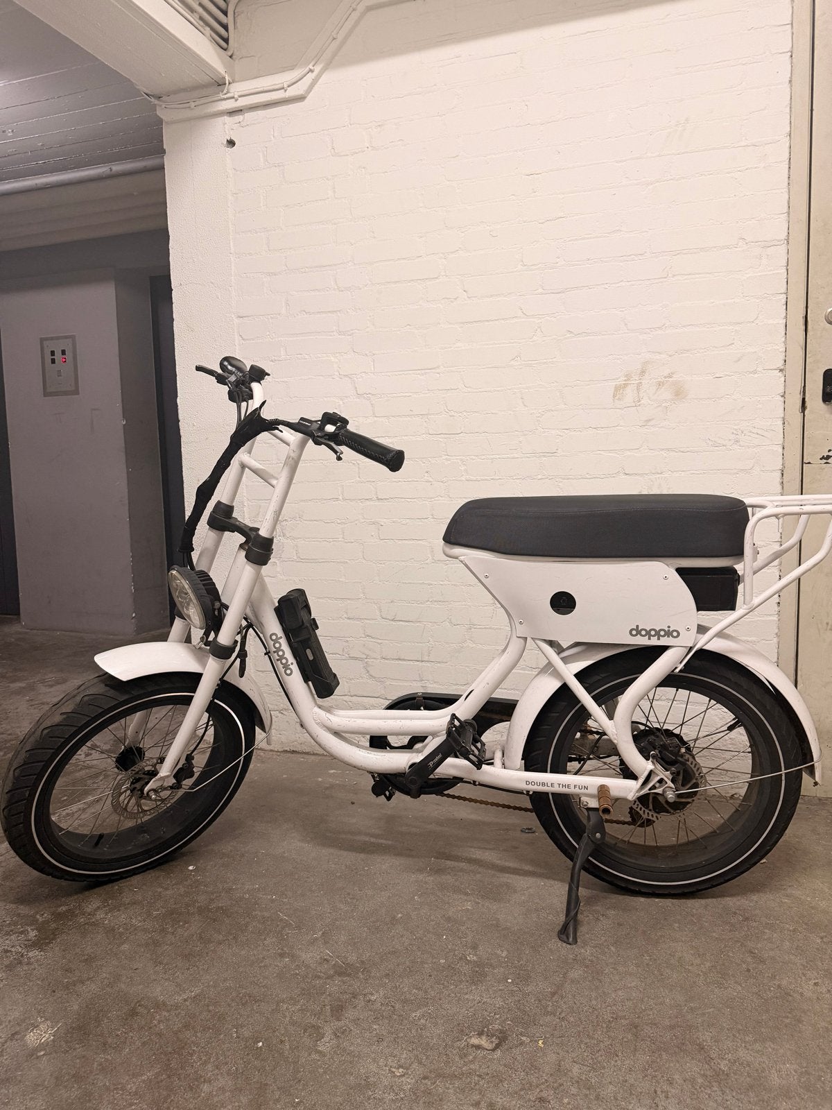 Doppio elektrische fatbike - Zo goed als nieuw, Zo goed als nieuw, Minder dan 47 cm, 50 km per accu of meer, Ophalen