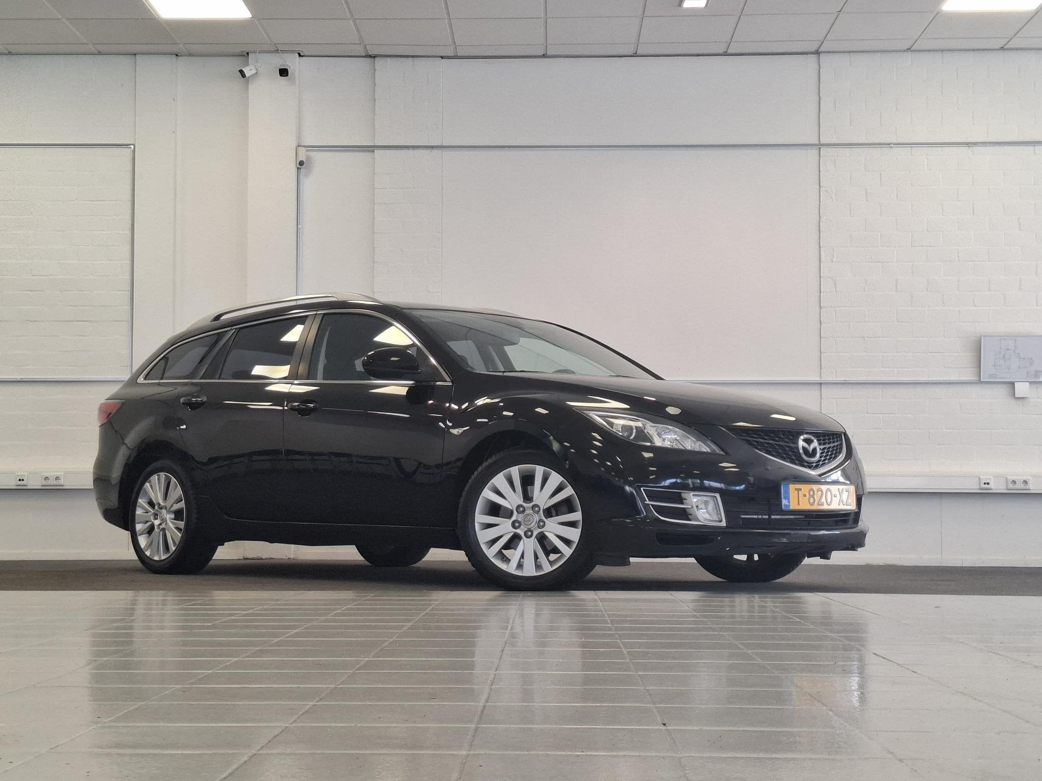 Mazda 6 Sportbreak 2.0 S-VT TS Automaat Trekhaak Nieuwe Alls, Auto's, Stof, Gebruikt, 6 sportbreak, Zwart