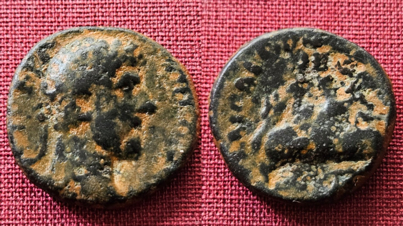 Oude Romeinse provinciale munt Marcus Aurelius 161-180, Ophalen of Verzenden, Overige landen, Losse munt