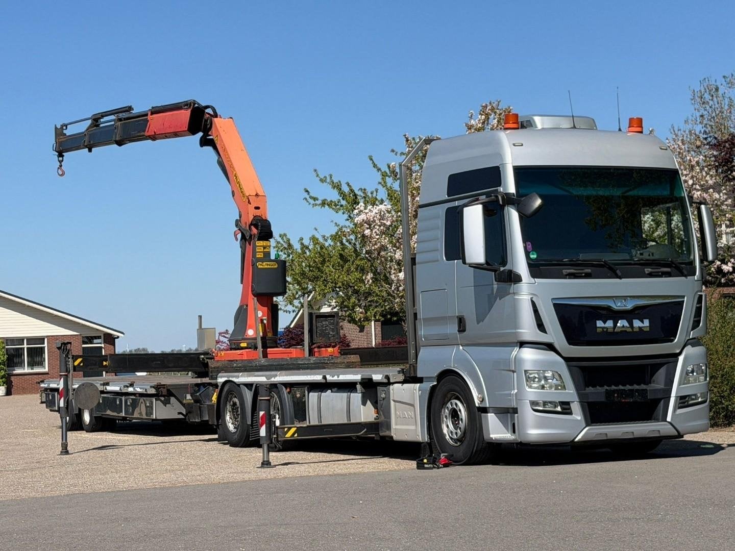 MAN TGX 26/400 KRAANWAGEN/PALFINGER 34tm! TOP! DUITSE TRUCK!, Auto's, Automaat, Euro 6, MAN, Bedrijf