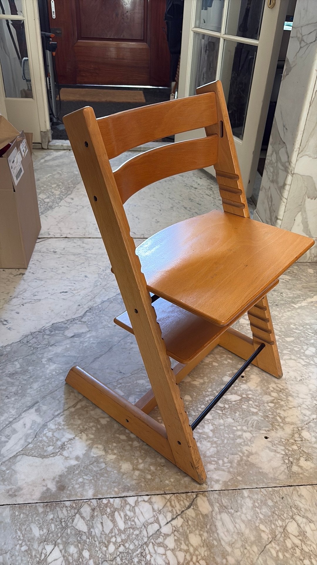 Stokke trip trap stoel, Kinderen en Baby's, Kinderstoelen, Ophalen, Zo goed als nieuw, Meegroeistoel