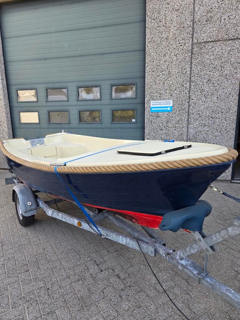 Mooie Sloep met Trailer, Watersport en Boten, Sloepen, Ophalen, Polyester, Benzine
