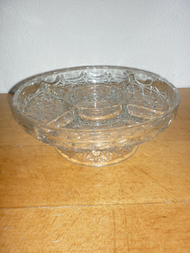 Glazen schaal (presentatie), Schaal, Rond, Ophalen of Verzenden, Glas