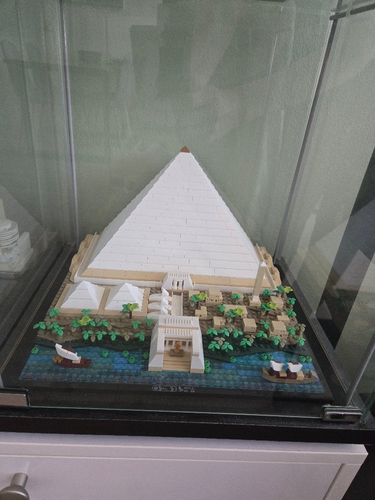 LEGO ARCHITECTURE: Great Pyramid 21058 Compleet + Doos+ Boek, Ophalen of Verzenden, Zo goed als nieuw