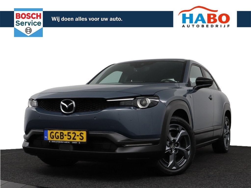 Mazda MX-30 E-SKYACTIV R-EV EXCLUSIVE-LINE AUTOMAAT ECC/ADAP, Auto's, Automaat, Gebruikt, Euro 6, Bedrijf