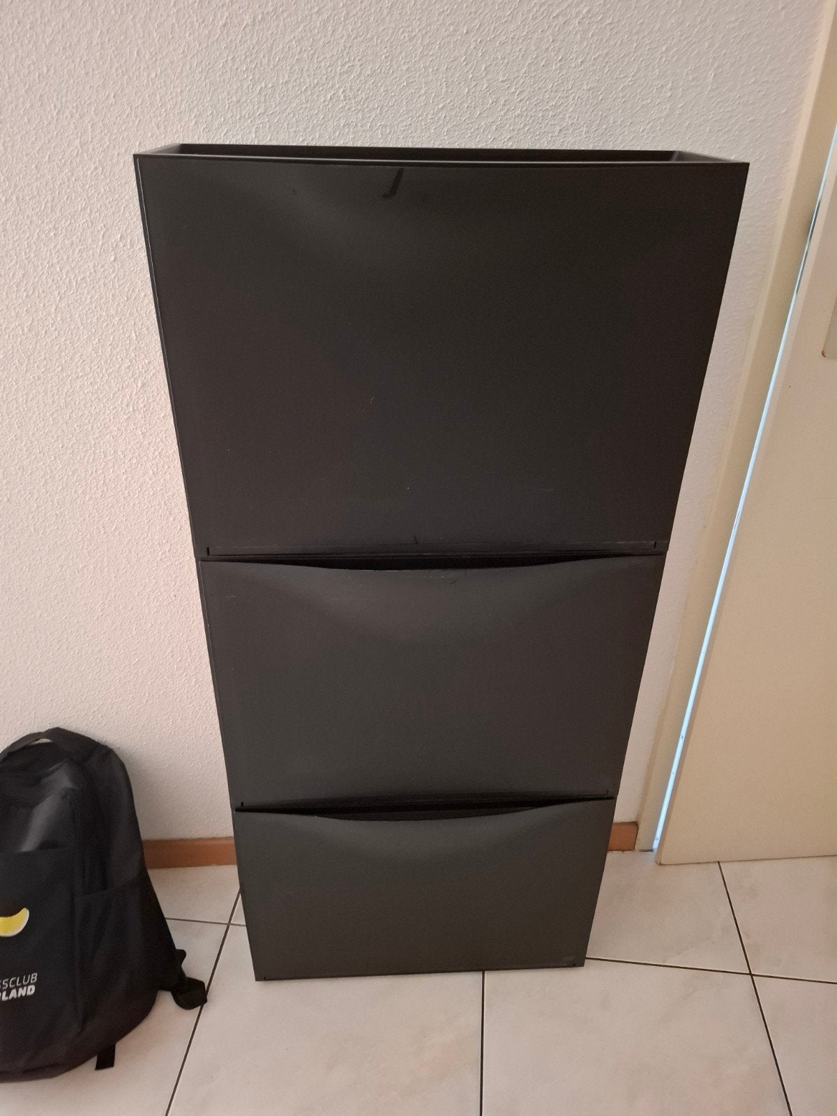 3x zwarte ikea  schoenenrek, Ophalen
