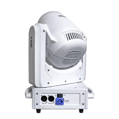 DJLicht 100W Beam Movinghead met accu en WDMX Wit, Geluidgestuurd, ., Nieuw, Ophalen of Verzenden