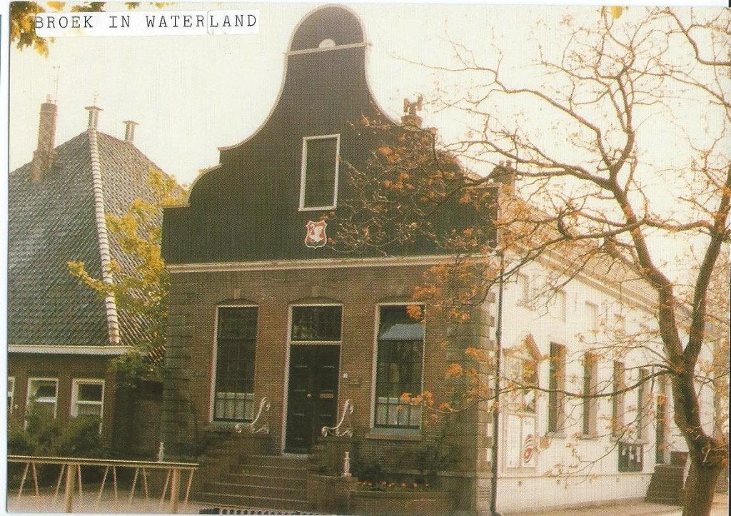 Ansichtkaart Broek in Waterland, Gemeentehuis, Verzenden, 1960 tot 1980, Ongelopen, Noord-Holland