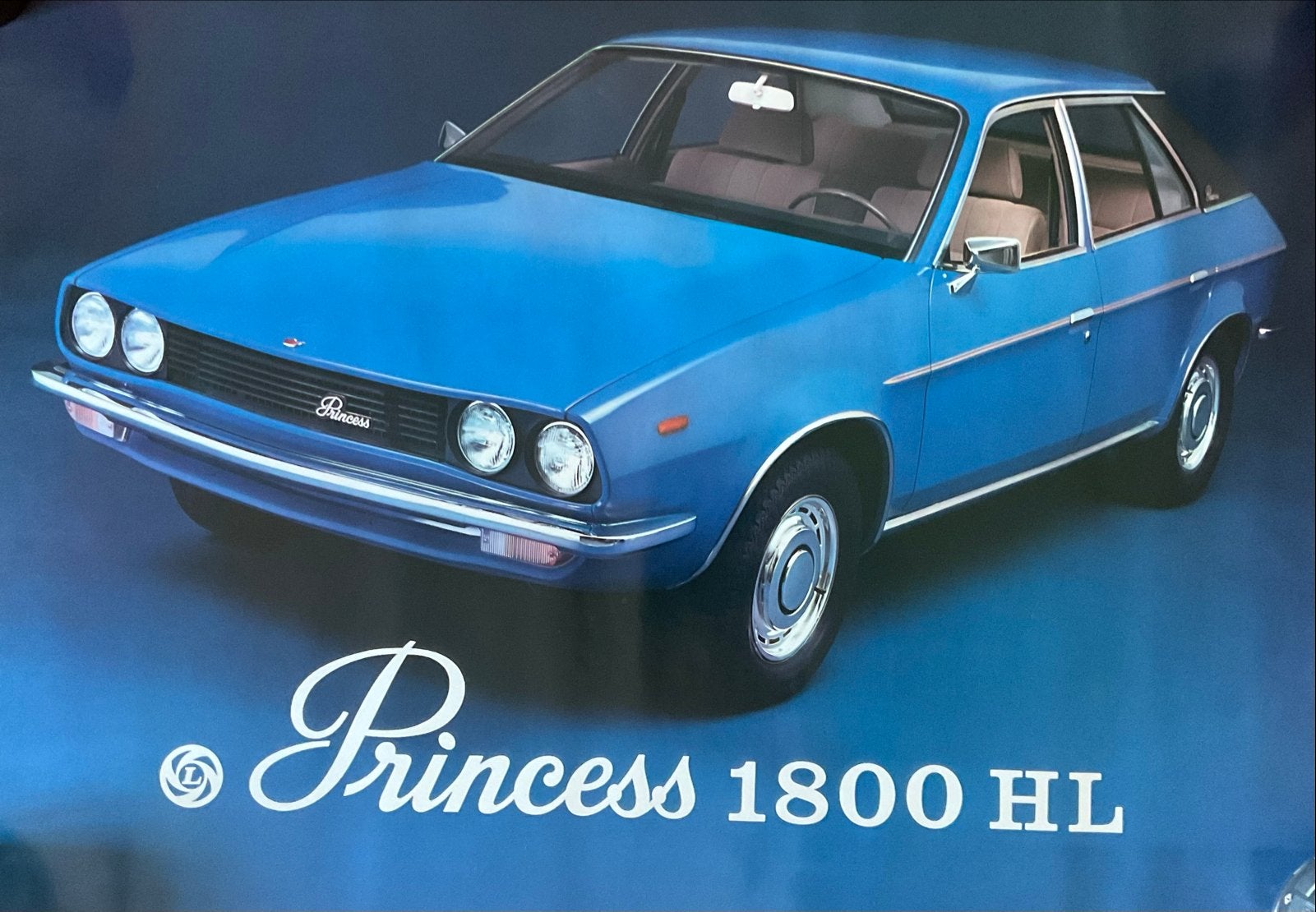 Vintage Poster Austin Princess 1800 HL Auto, Verzamelen, Gebruikt, Rechthoekig Liggend, Ophalen of Verzenden, A1 t/m A3