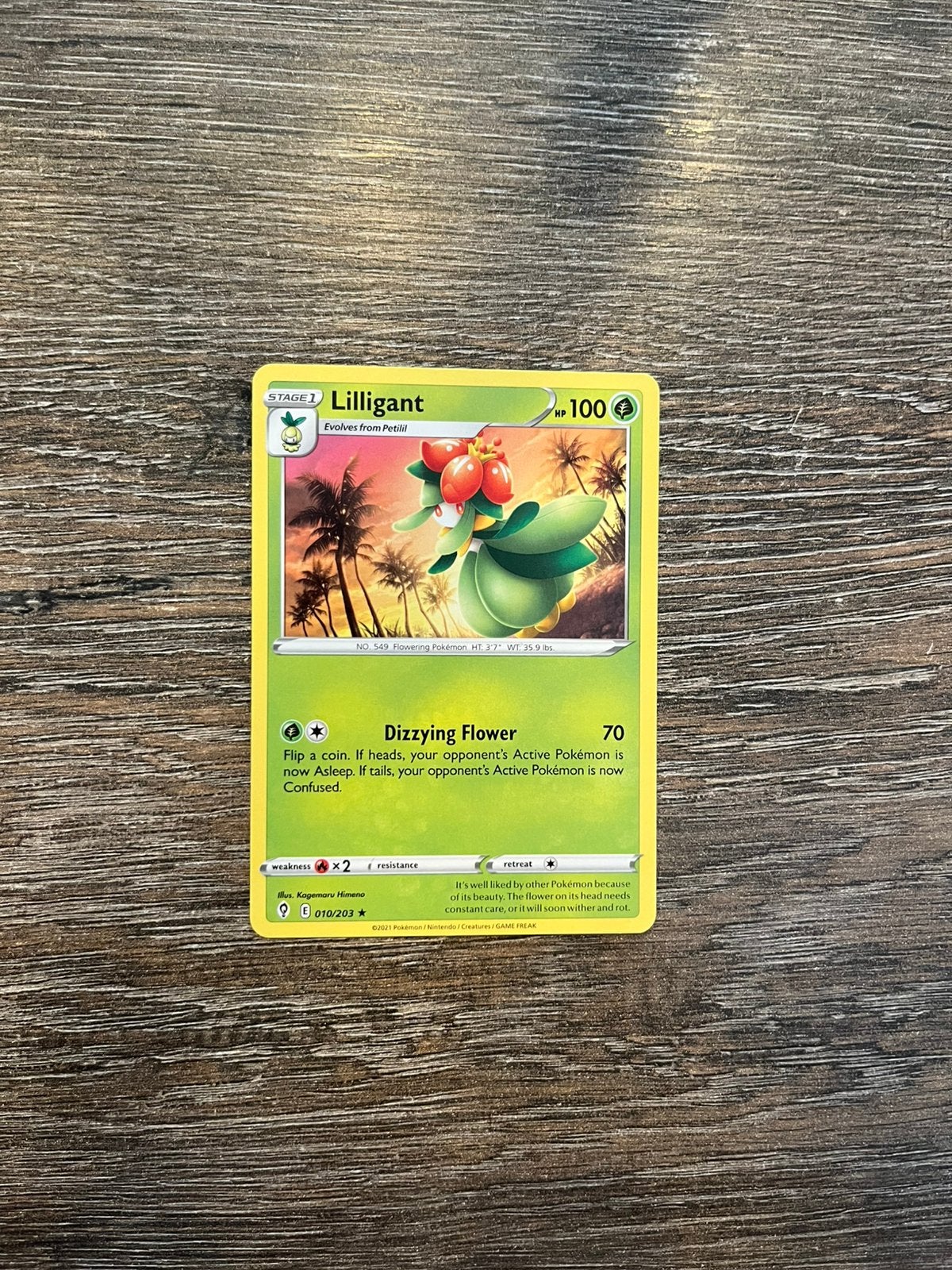 Lilligant EVS 010/203, Ophalen of Verzenden, Zo goed als nieuw