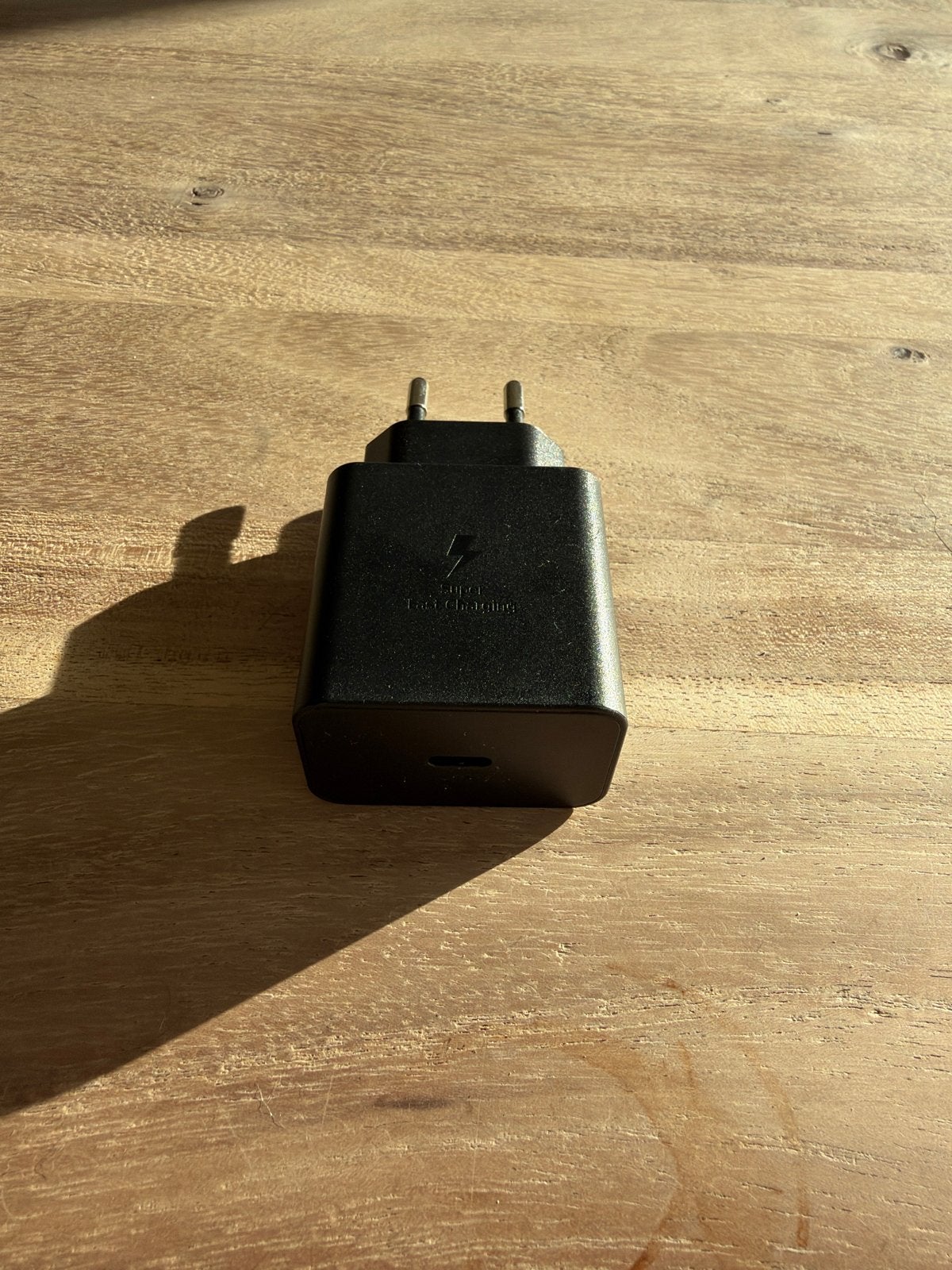 Samsung 45W Snellader Adapter USB-C Zwart, Telecommunicatie, Ophalen of Verzenden, Zo goed als nieuw, Snellader, USB-C