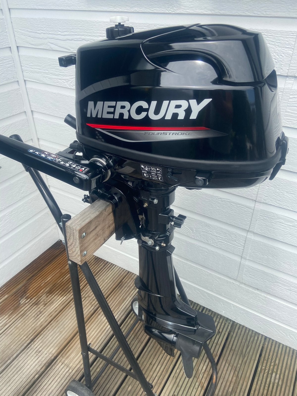 Mercury 4 pk, Watersport en Boten, Ophalen, Zo goed als nieuw, Benzine, Minder dan 5 pk
