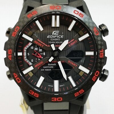 Casio Edifice Sospensione Solar Red Herenhorloge, Sieraden, Tassen en Uiterlijk, Horloges | Heren, Casio, Kunststof, Polshorloge