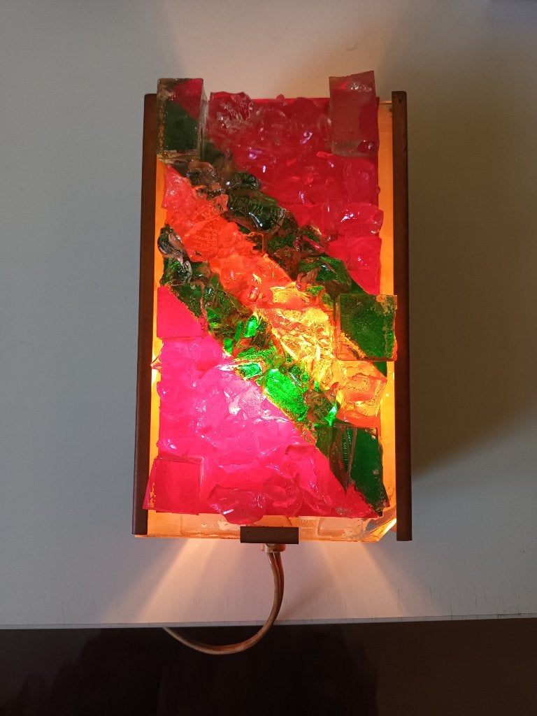 Gebrüder Cosack Wandlamp// VINTAGE, Huis en Inrichting, Lampen | Wandlampen, Gebruikt, Glas, Metaal, Overige materialen, Wandlamp