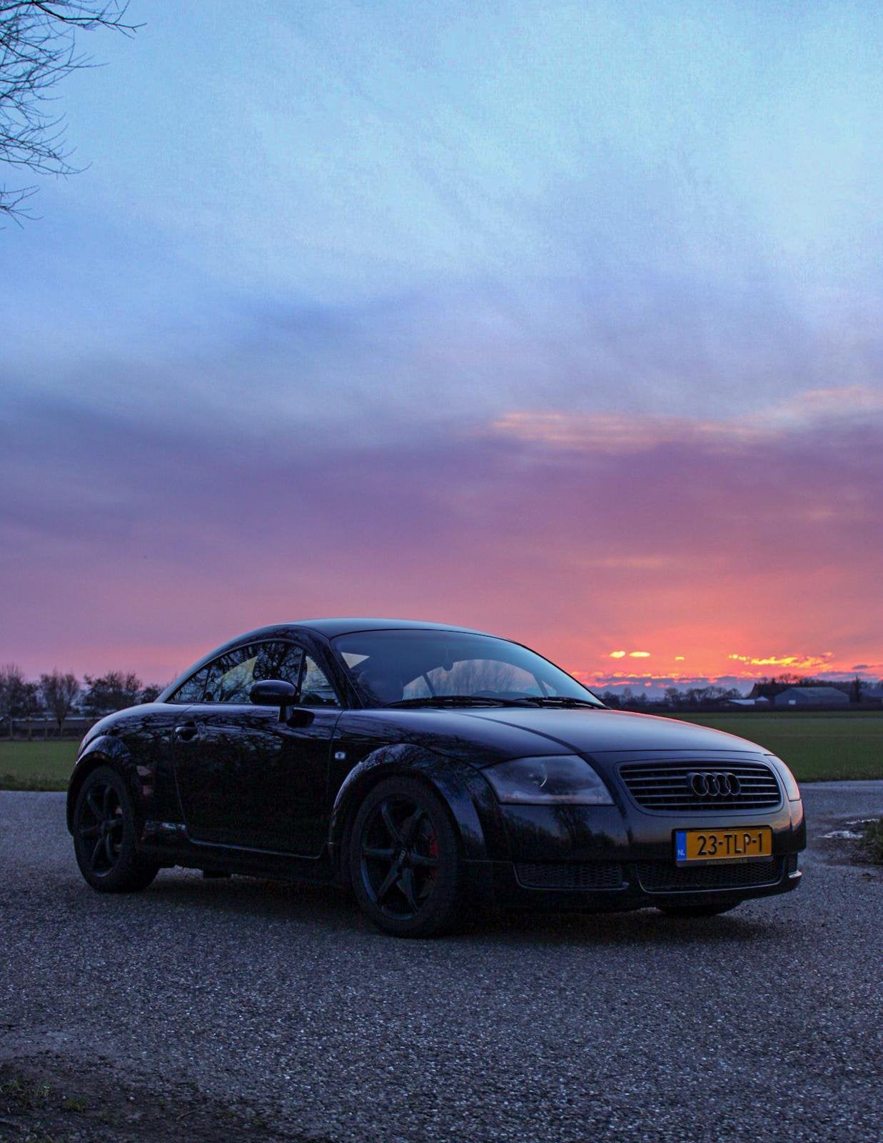 Audi TT 1.8 T Coupe 132KW 2001 Zwart, Auto's, Voorwielaandrijving, TT, Zwart, 4 cilinders