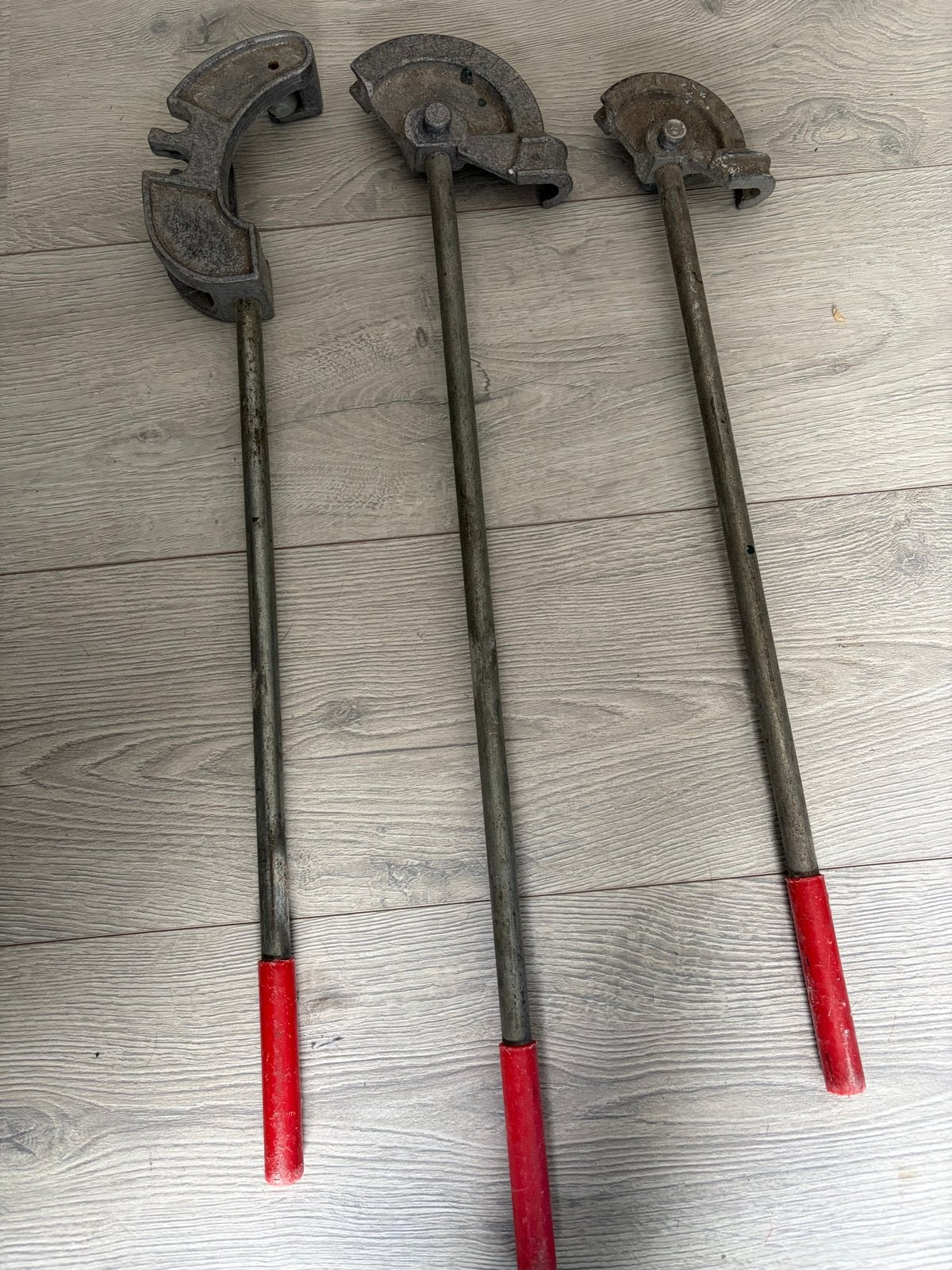 Set van 2 buigtangen voor buizen, Doe-het-zelf en Verbouw, Ophalen, Gebruikt, Overige typen, Overige merken