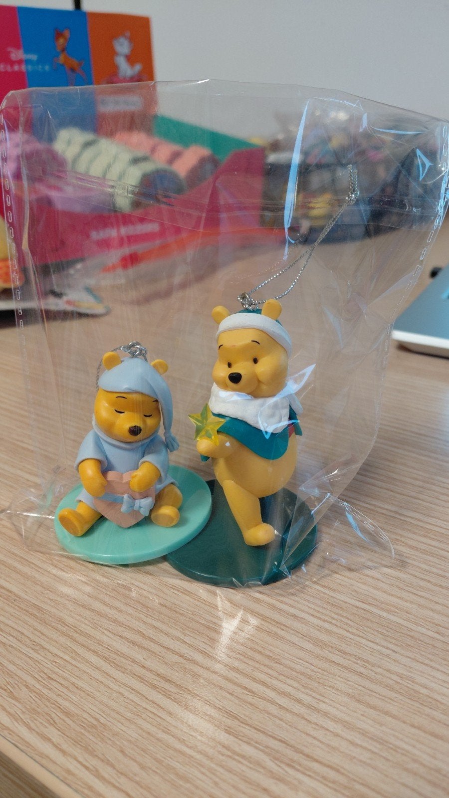 Winnie the pooh Disney ornamenten, Ophalen of Verzenden, Winnie de Poeh of vrienden, Zo goed als nieuw, Beeldje of Figuurtje