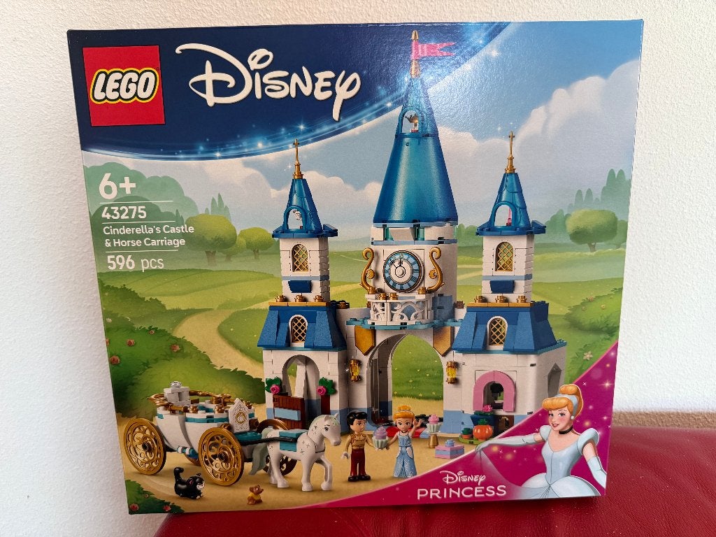 Lego 43275 Disney Assepoesters kasteel en paardenkoets, Ophalen, Lego, Nieuw, Disney