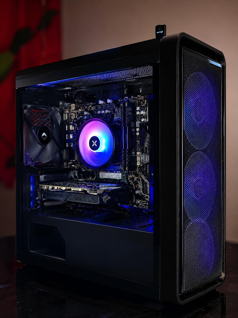 Gaming PC Set - Ryzen 5 4500 | 16GB | GTX 1050 Ti, Ophalen of Verzenden, Zo goed als nieuw, Gaming, SSD