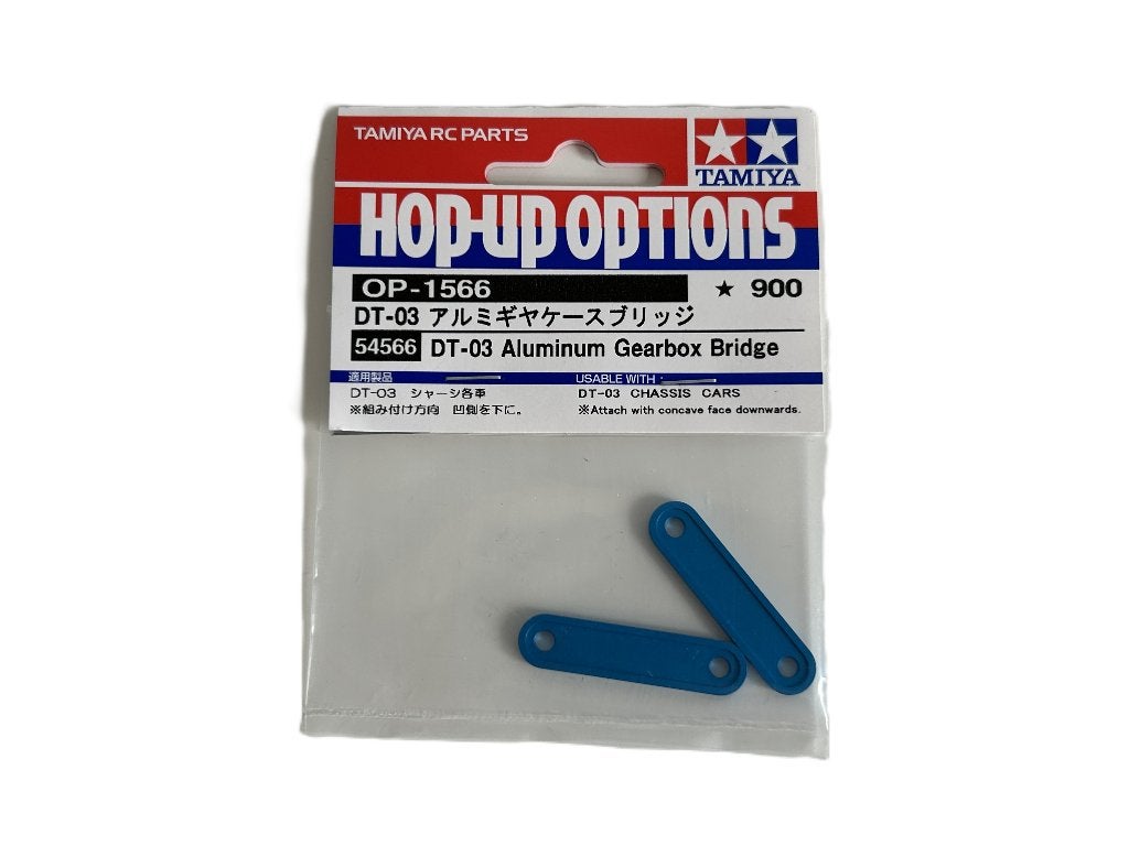 Tamiya DT-03 Aluminium Gearbox Bridge - 54566 1/10, Ophalen of Verzenden, Nieuw, Onderdeel