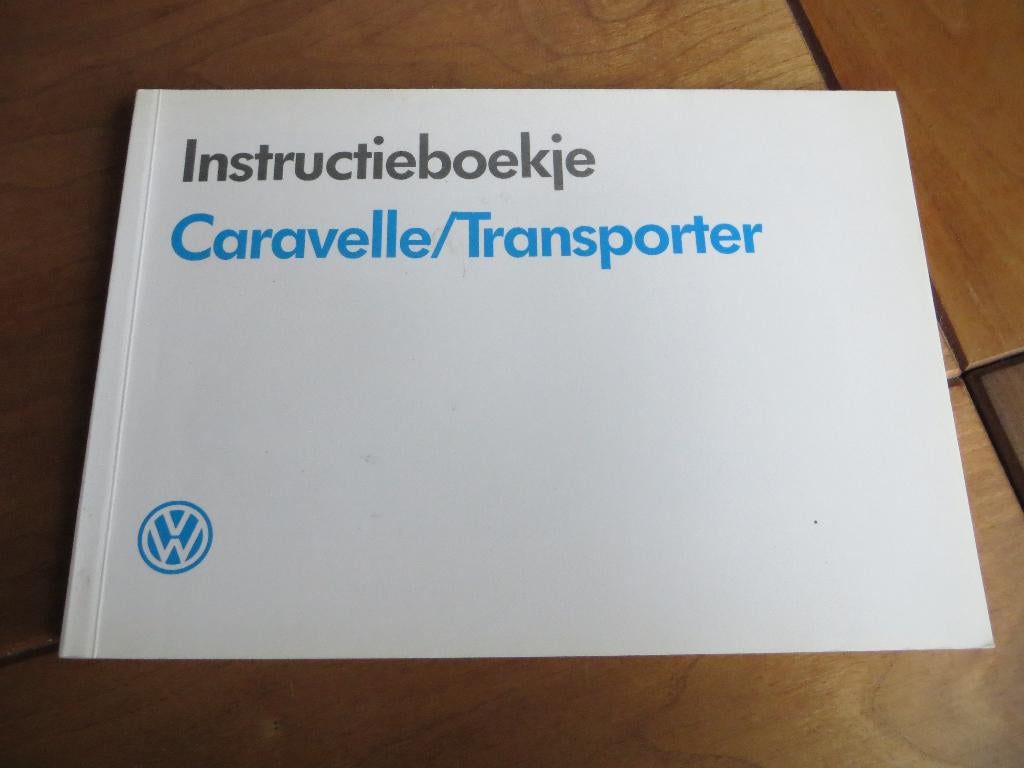 Instructieboek Volkswagen Transporter T4, VW Caravelle 1990, Ophalen of Verzenden
