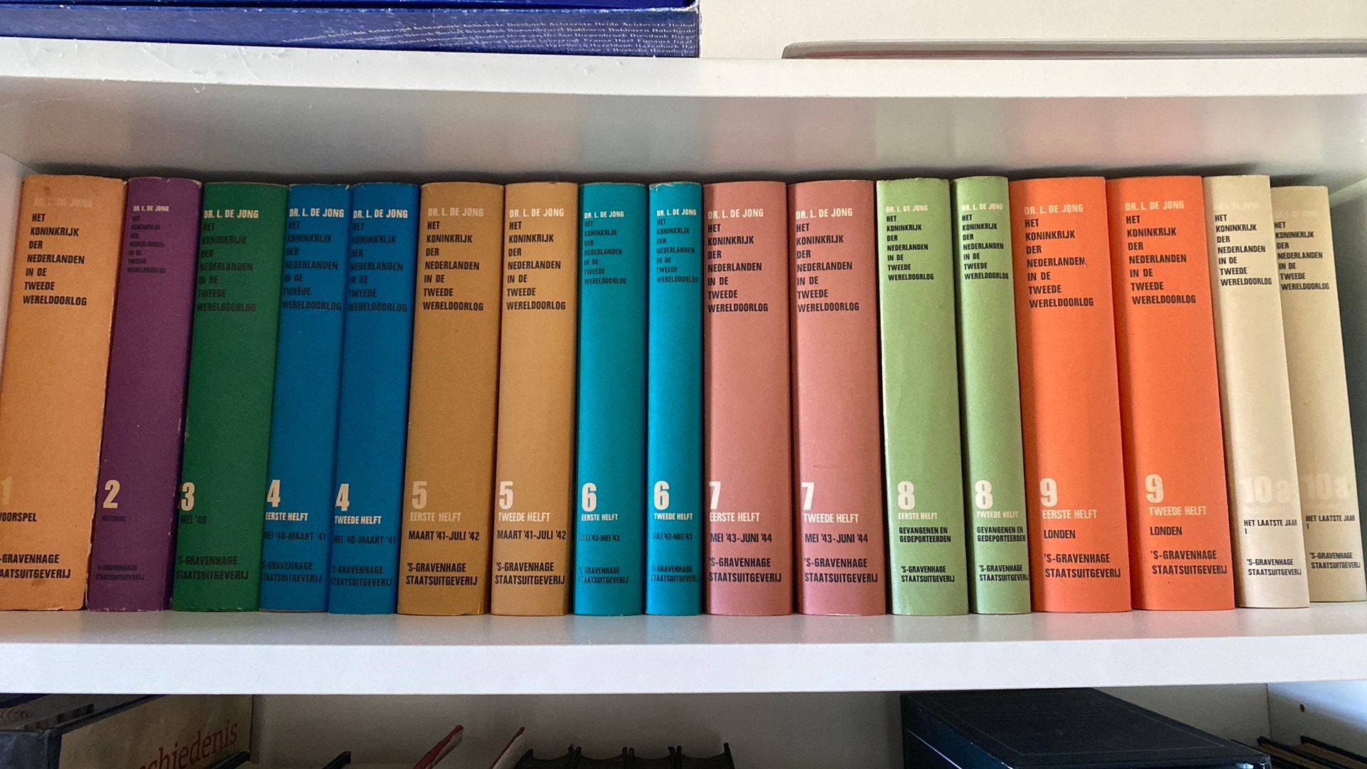 Het koninkrijk der Nederlanden in de 2e wereldoorlog. Serie, Boeken, Ophalen, Zo goed als nieuw, Overige onderwerpen