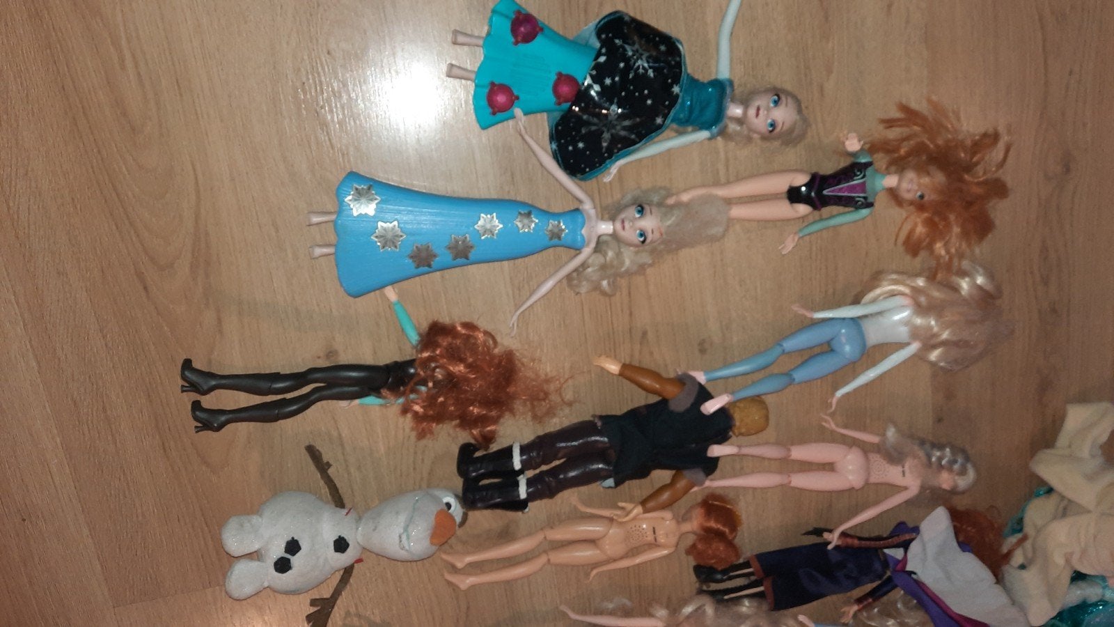 Grote partij Disney Frozen poppen en accessoires, Ophalen of Verzenden, Zo goed als nieuw