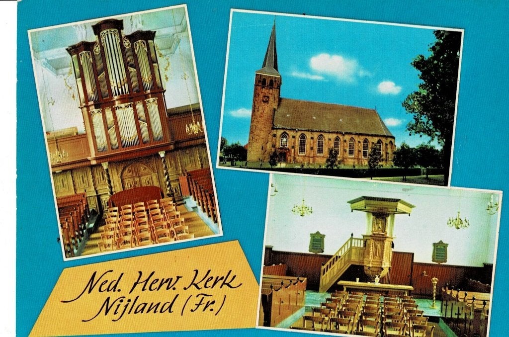 Nijland, Kerk, Ophalen of Verzenden, Ongelopen, Friesland