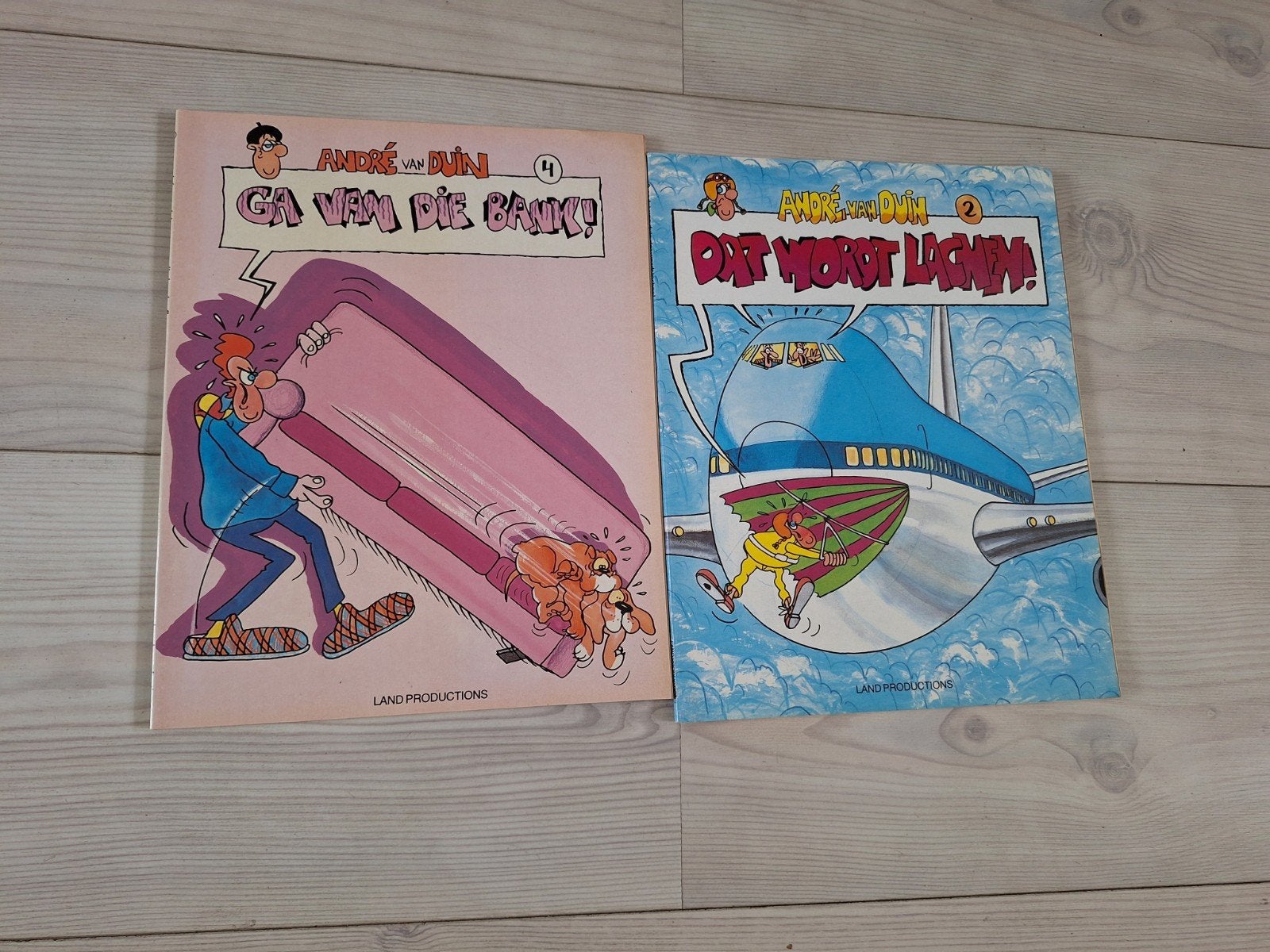 2 Andre van Duin stripboeken, Boeken, Meerdere comics, Ophalen of Verzenden, Gelezen, Europa