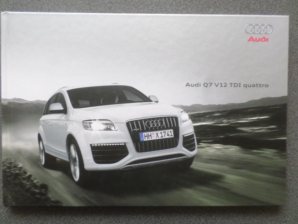 Audi Q7 V12 TDI Boek, Ophalen of Verzenden, Zo goed als nieuw, Audi