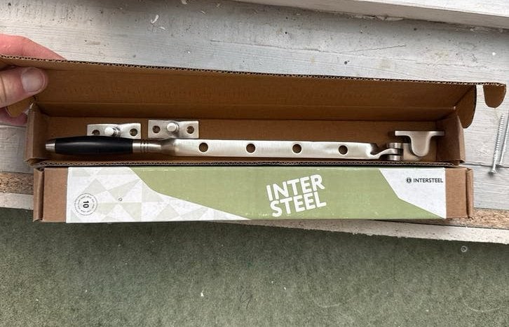 2x Intersteel Raamuitzetter Nikkel Mat Ebben Hout, Ophalen of Verzenden, Nieuw, Overige materialen, Overige typen