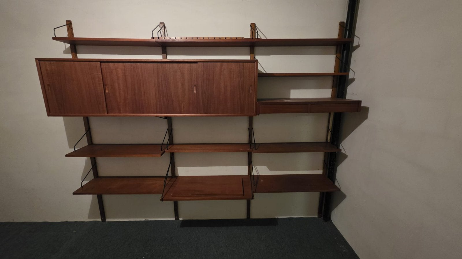 Vintage Royal System wandsysteem  Poul Cadovius voor Cado, ., Zo goed als nieuw, ., Minder dan 100 cm