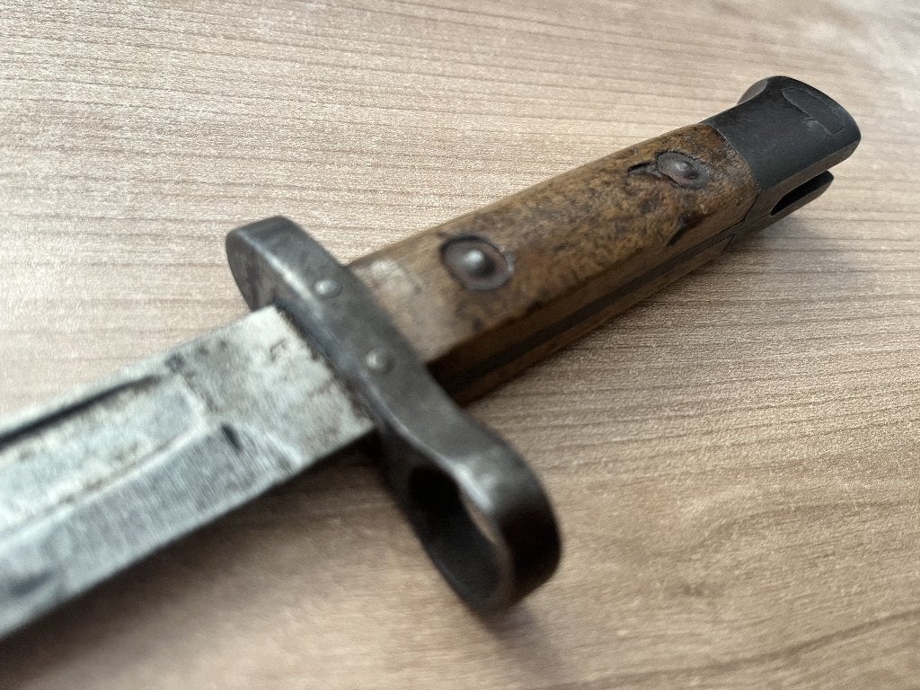 Foto 6 van Originele Oostenrijks-Hongaarse Mannlicher M1895 bajonet