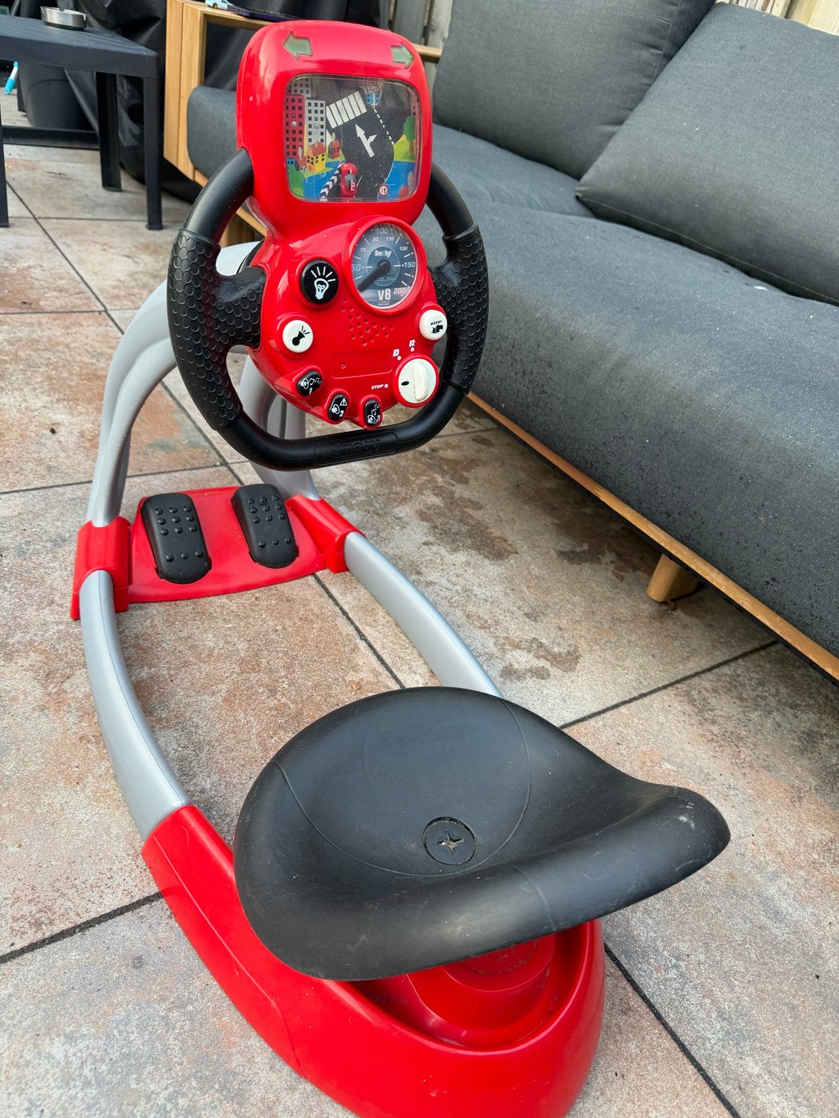 Smoby V8 Rijsimulator - Raceplezier voor Kinderen, Ophalen of Verzenden, Gebruikt