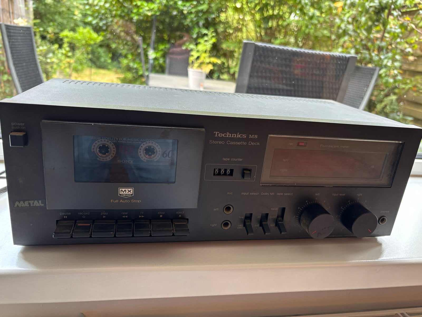 Technics M8 Stereo Cassette Deck - Vintage Casetterecorder, Ophalen, Enkel, Tiptoetsen