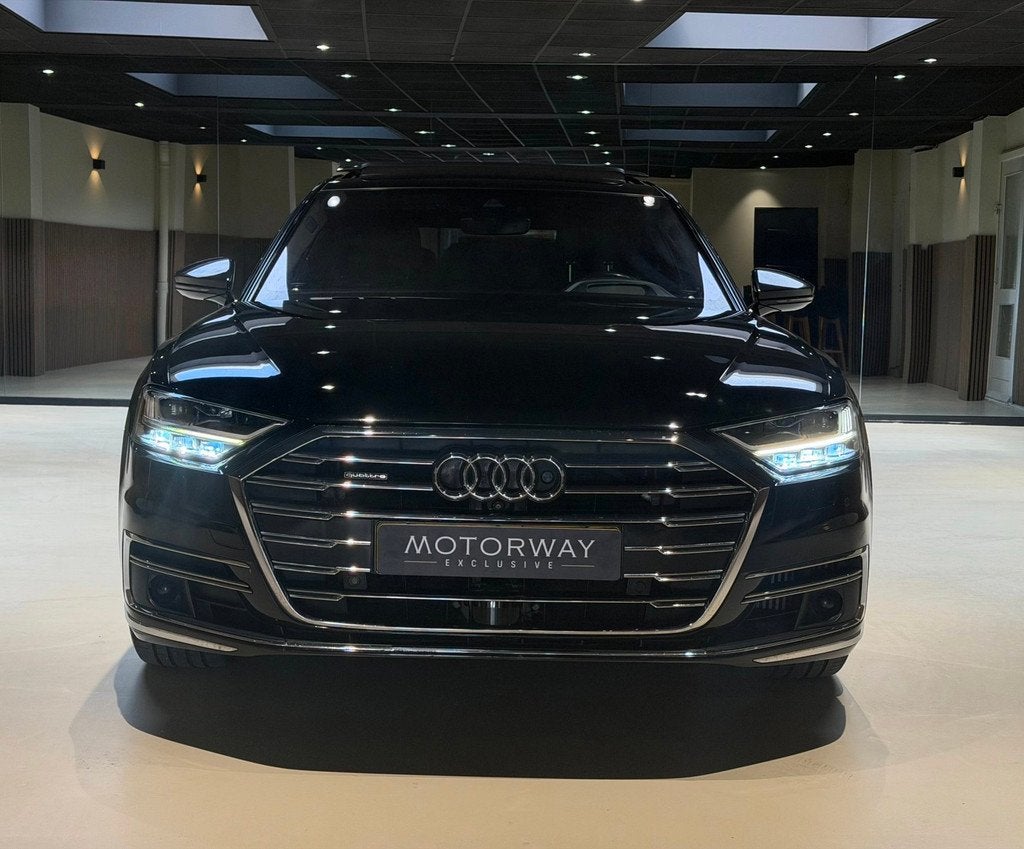 Audi A8 55 TFSI quattro Pro Line Plus|Pano|360|B&O|Achterasb, Auto's, Audi, Adaptive Cruise Control, Gebruikt, Euro 6, 2995 cc