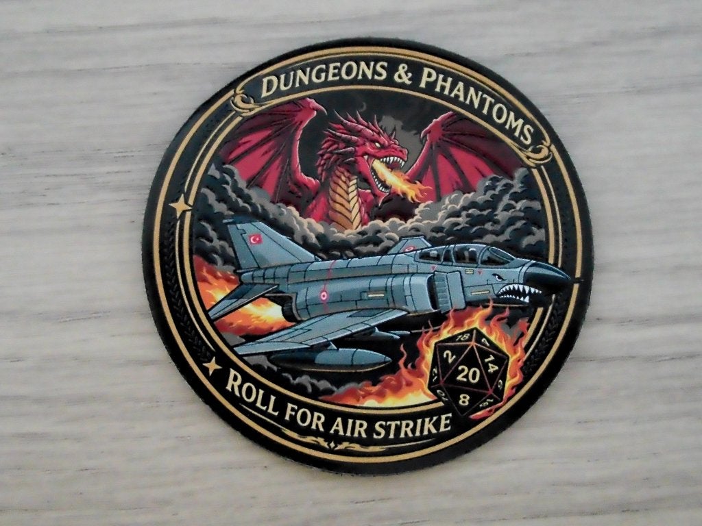 Turkish Air Force patch 111 Filo "Dungeons & Phantoms" F-4E, Verzenden, Luchtmacht, Overige gebieden, Embleem of Badge