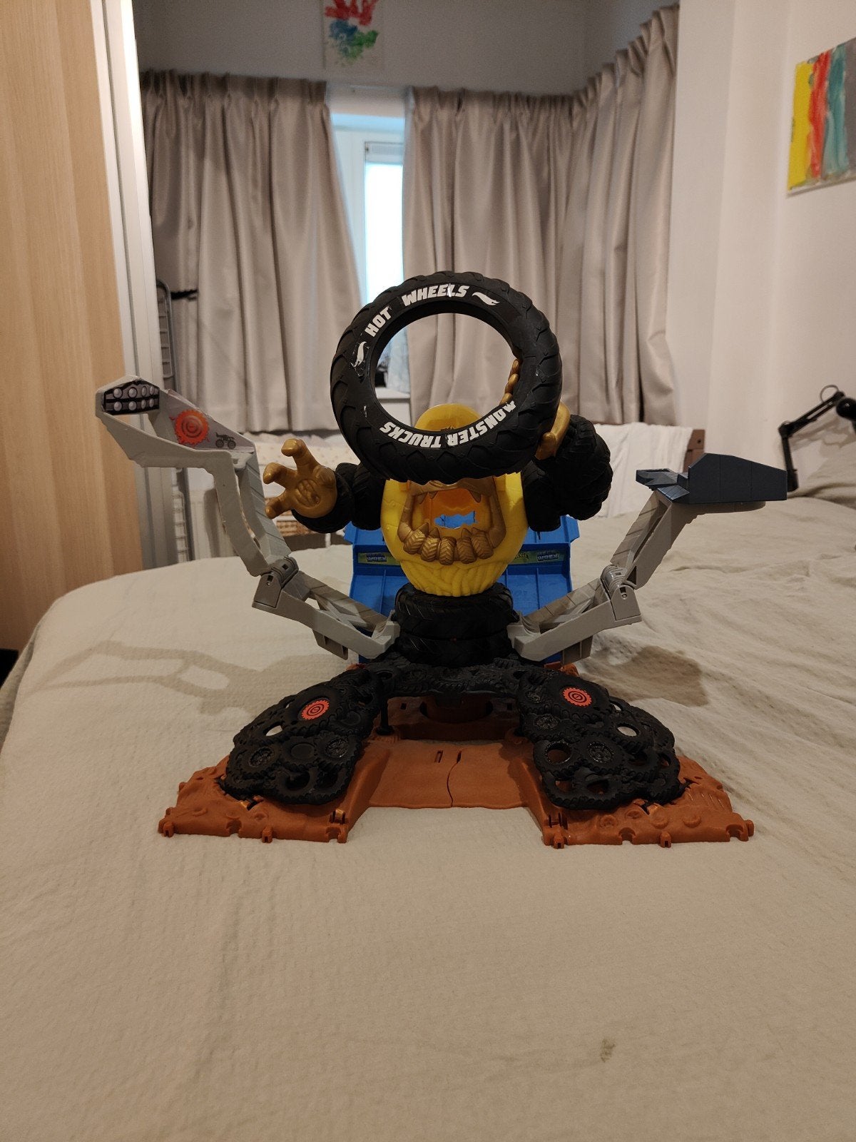 Hot Wheels Monster Trucks Gorilla Slam Speelset, Ophalen, Zo goed als nieuw, Jongen of Meisje