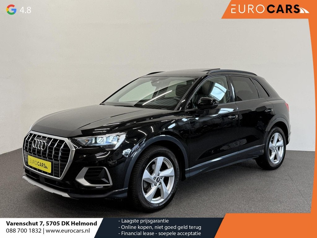 Audi Q3 35 TFSI Advanced Automaat Panoramadak Navigatie Appl, Auto's, Audi, 15 km/l, 4 cilinders, 1505 kg, Zwart