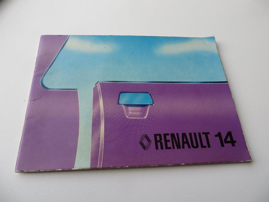 Instructieboekje Renault 14, Auto diversen, Handleidingen en Instructieboekjes, Ophalen of Verzenden