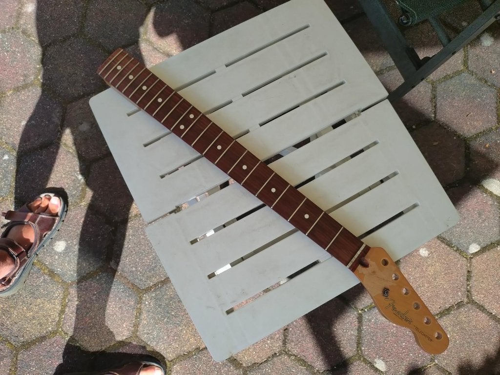 FENDER USA TELECASTER NECK, ROSEWOOD, 1996, Ophalen of Verzenden, Gebruikt, Solid body, Fender