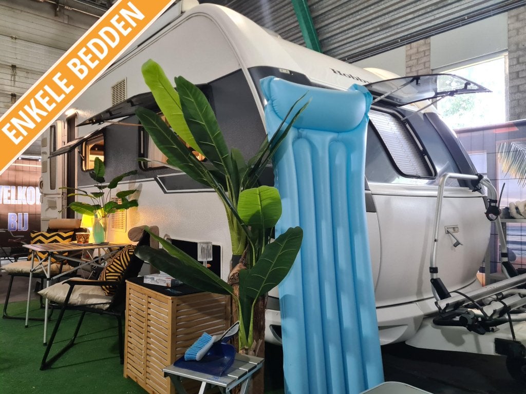 HOBBY PRESTIGE 495 UL / AUT. MOVER / VASTE THULE LUIFEL, Caravans en Kamperen, Caravans, Rondzit, Hobby, Bedrijf, Kachel