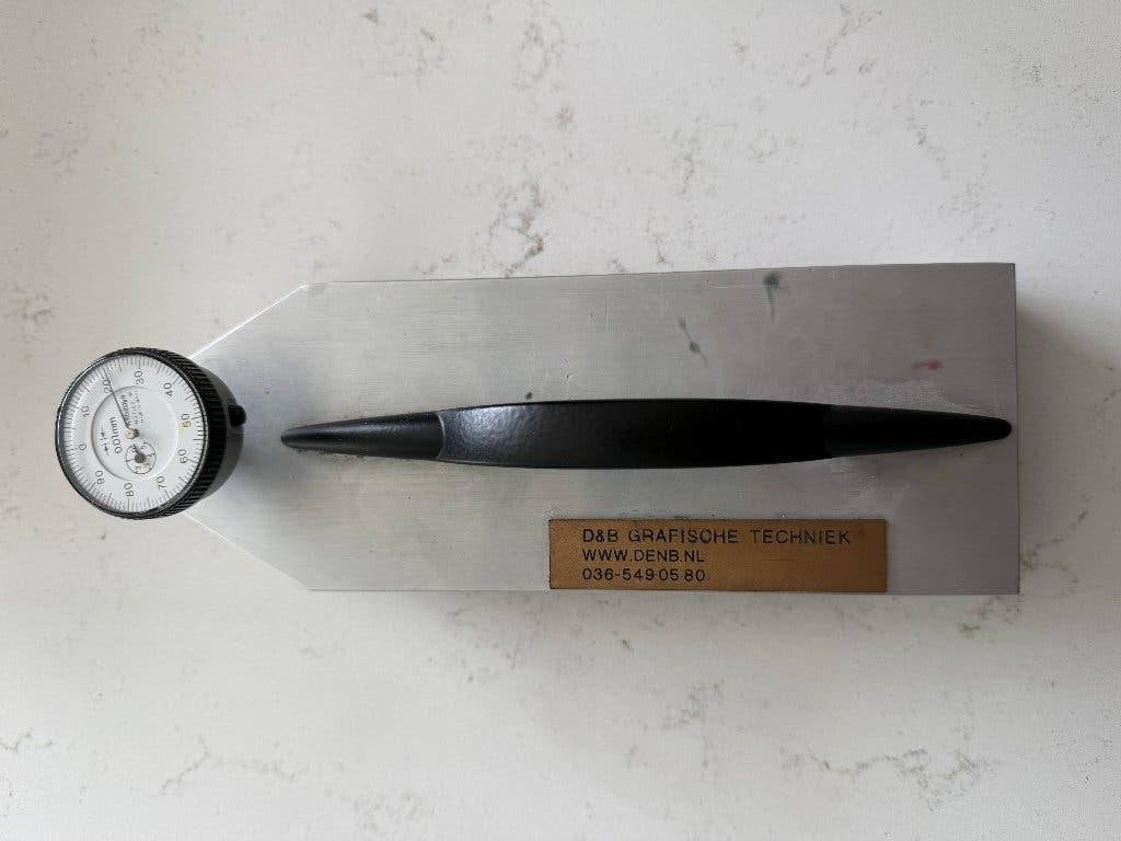 Onderleggingsmeter offset (D&B), Gebruikt, 1980 tot heden, Ophalen of Verzenden, Prent