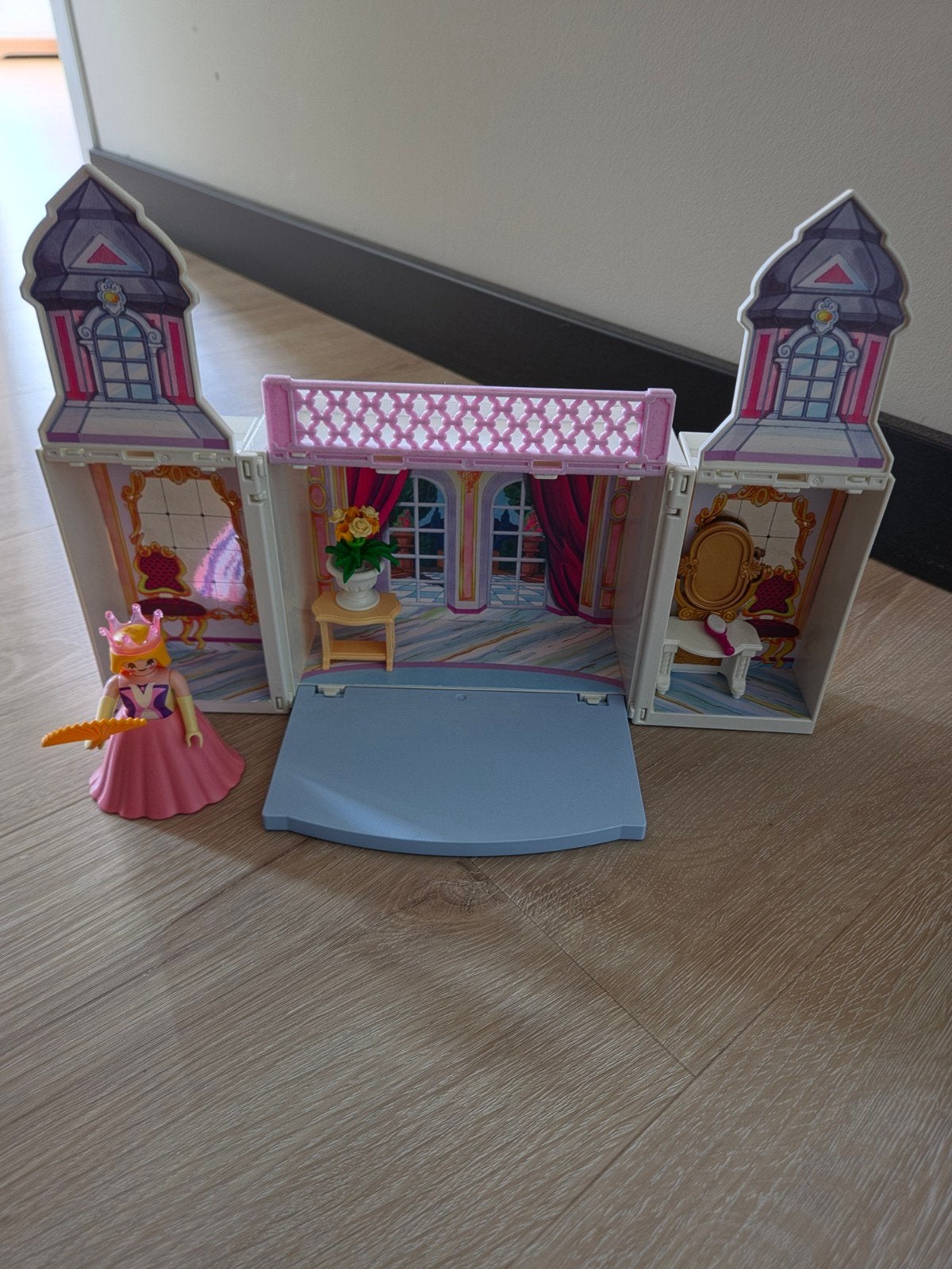 Playmobil Opvouwbaar Prinsessenkasteel met Prinses, Ophalen of Verzenden, Zo goed als nieuw, Complete set, Kasteel/Fort