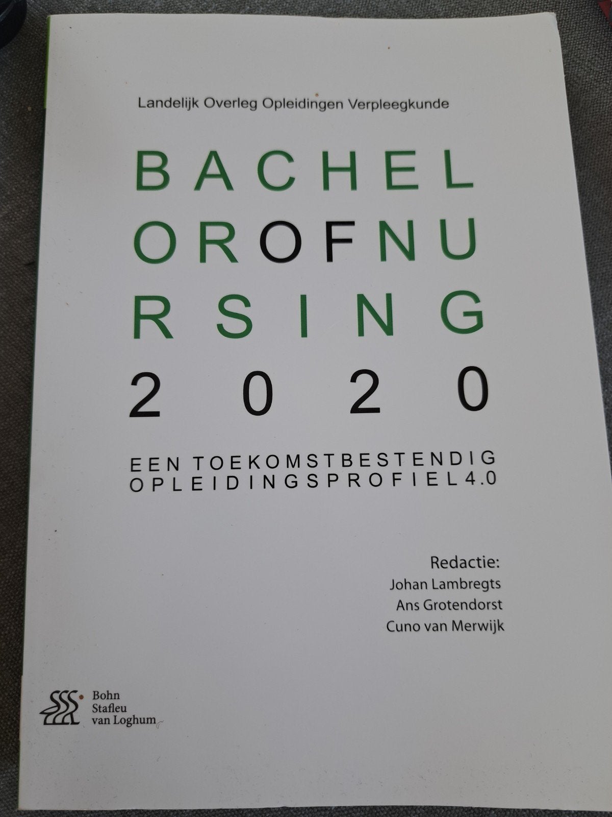 Bachelor of Nursing 2020, Zo goed als nieuw, Johan Lambregts, Ans Grotendorst, Cuno van Merwijk, Gamma, HBO
