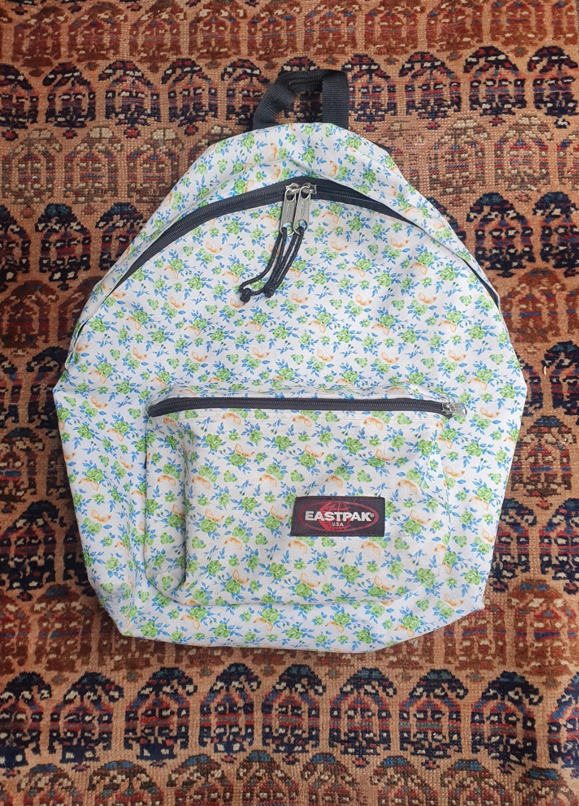 Eastpak Floral Rugtas, Ophalen of Verzenden, Zo goed als nieuw, Eastpak, 30 tot 45 cm