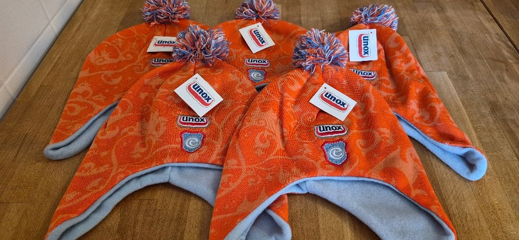 5 unox efteling oranje mutsen, Ophalen of Verzenden, Nieuw, Gebruiksvoorwerp