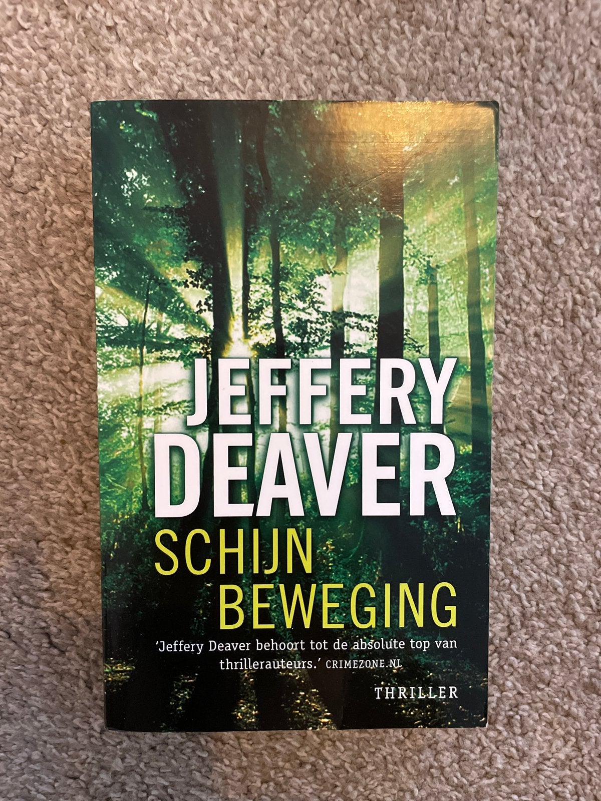 Jeffery Deaver - Schijnbeweging (Thriller), Boeken, Ophalen of Verzenden, Gelezen, Europa overig