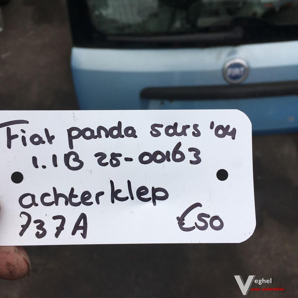 Fiat Panda 5drs 1.1 B 2004 2500163   Kleurcode 737A    Achte, Ophalen, Gebruikt, -, Achter